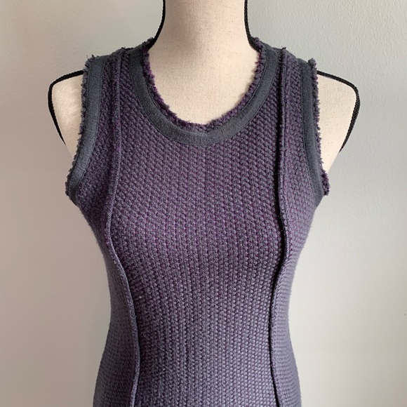 Sisley Dresses & Skirts - SISLEY knit dress purple grey